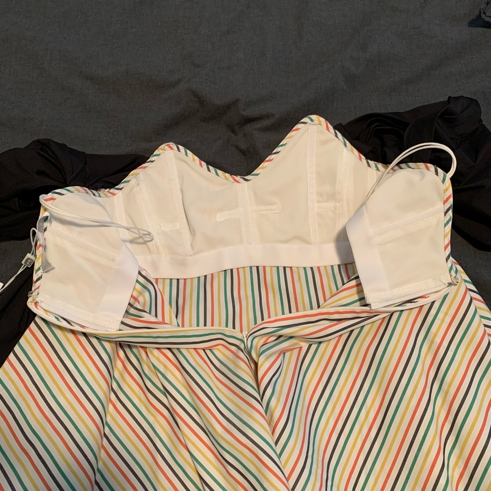NWT Caroline Constas Zoe top in stripe - size S - Picture 2 of 5